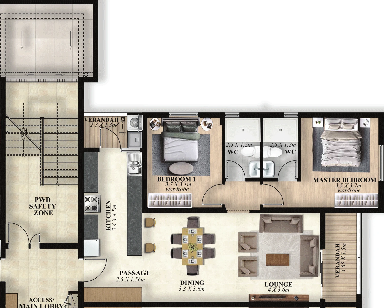 the royal palm gardens  floor plan